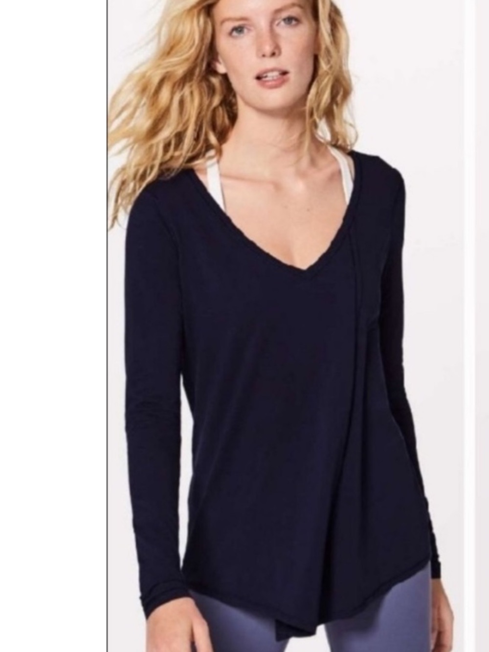 Lululemon Knot a Problem Long Sleeve Tee Plum Eggplant Purple Soft Sz 6